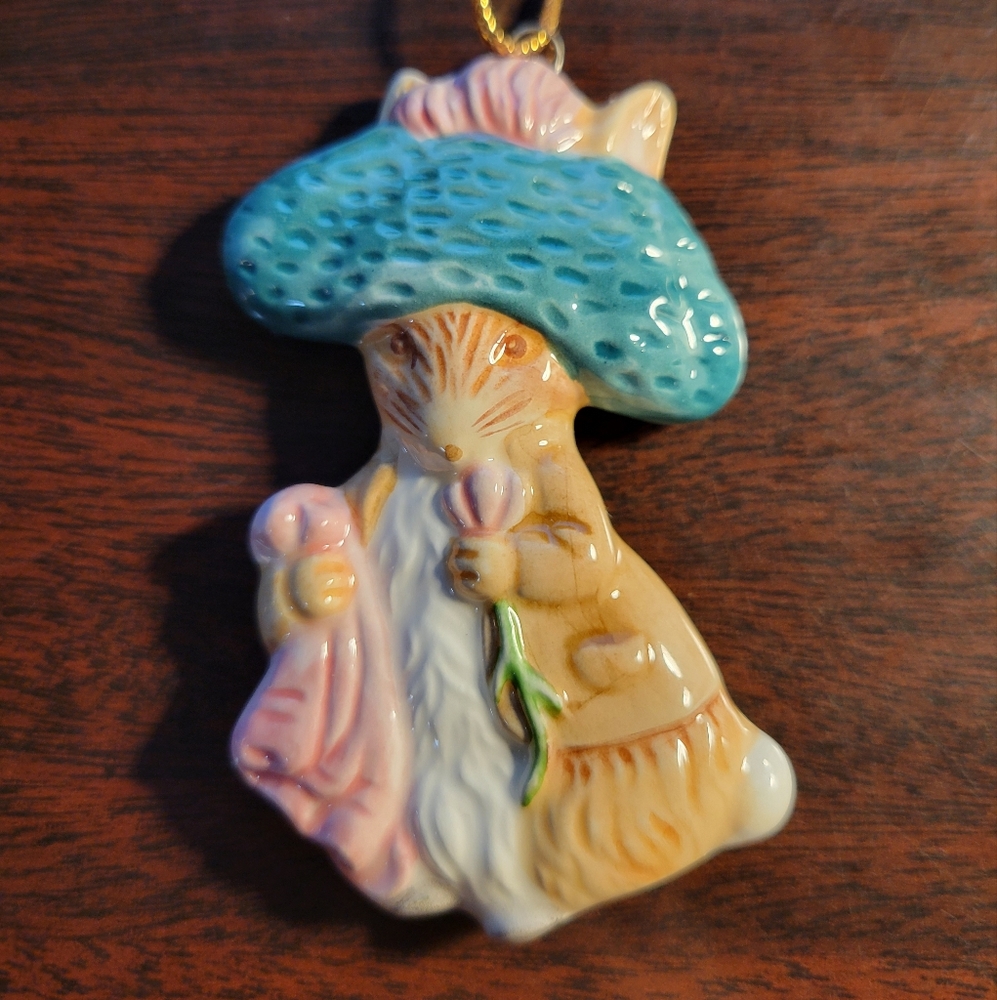 Vintage Beatrix Potter Benjamin Bunny Ornament